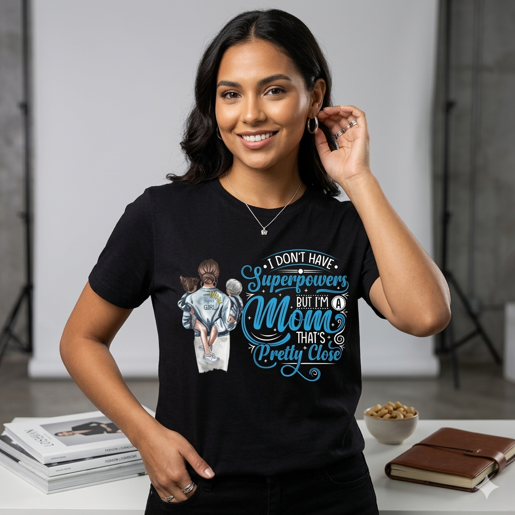 Super Mom - round neck T-Shirt