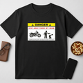Danger Stay away - round neck T-Shirt