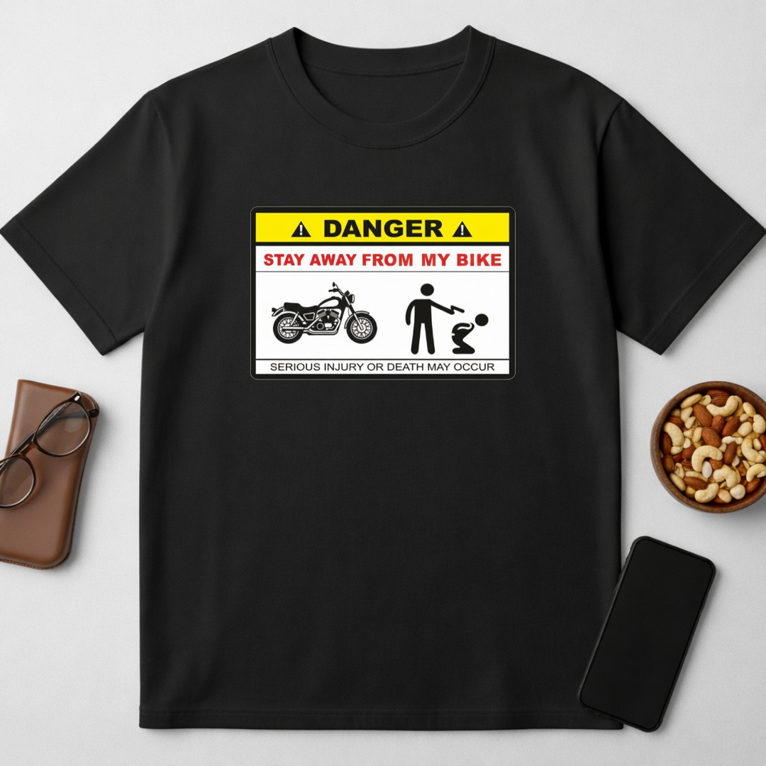 Danger Stay away - round neck T-Shirt