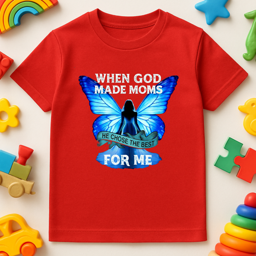 Best Mom - round neck kids T-Shirt