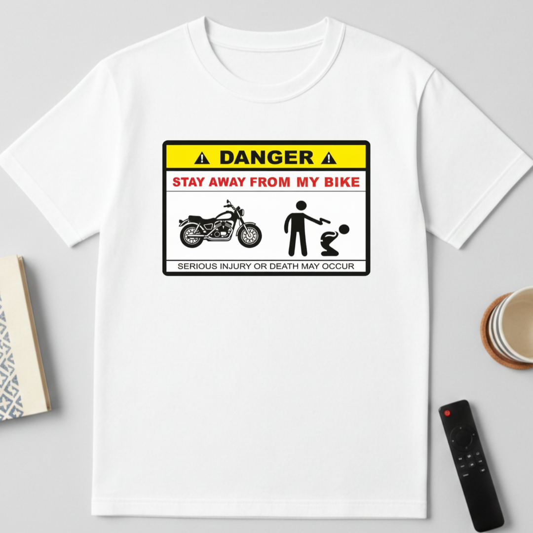 Danger Stay away - round neck T-Shirt