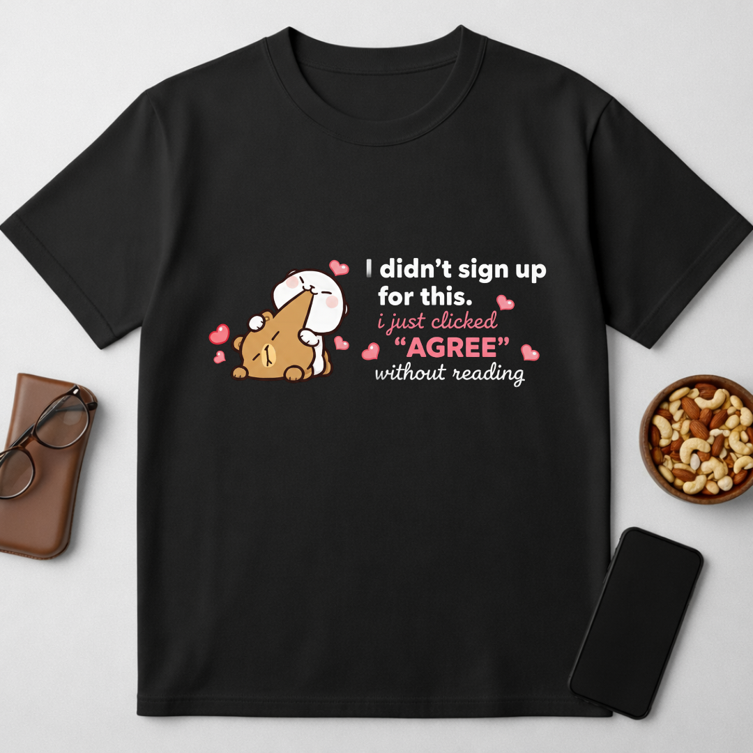 Agreed - round neck T-Shirt