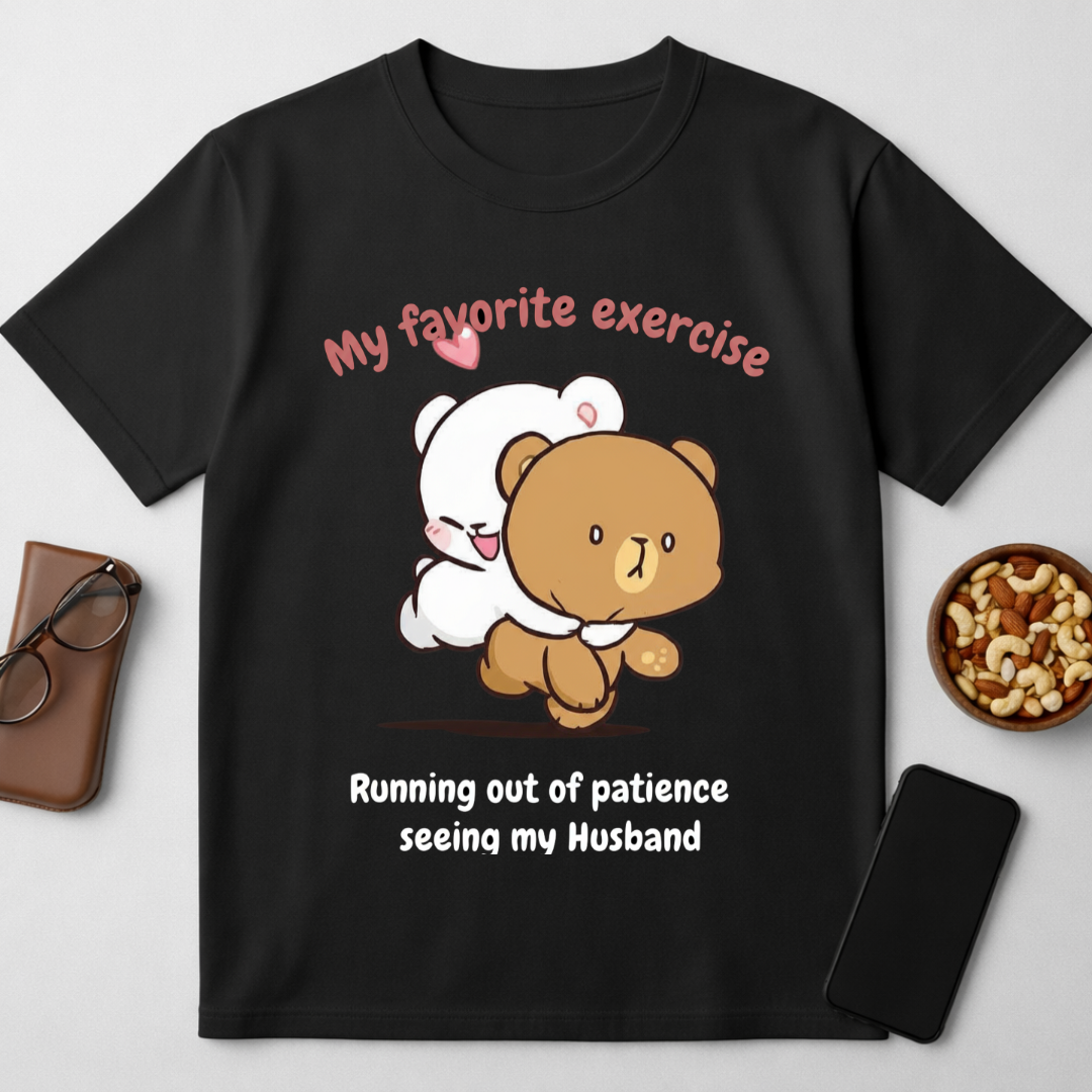 Fav excercise - round neck T-Shirt