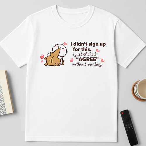 Agreed - round neck T-Shirt