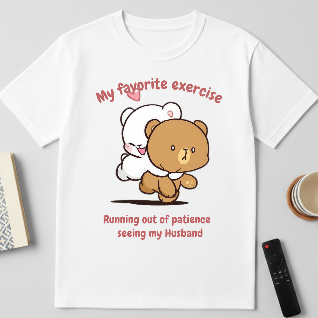 Fav excercise - round neck T-Shirt