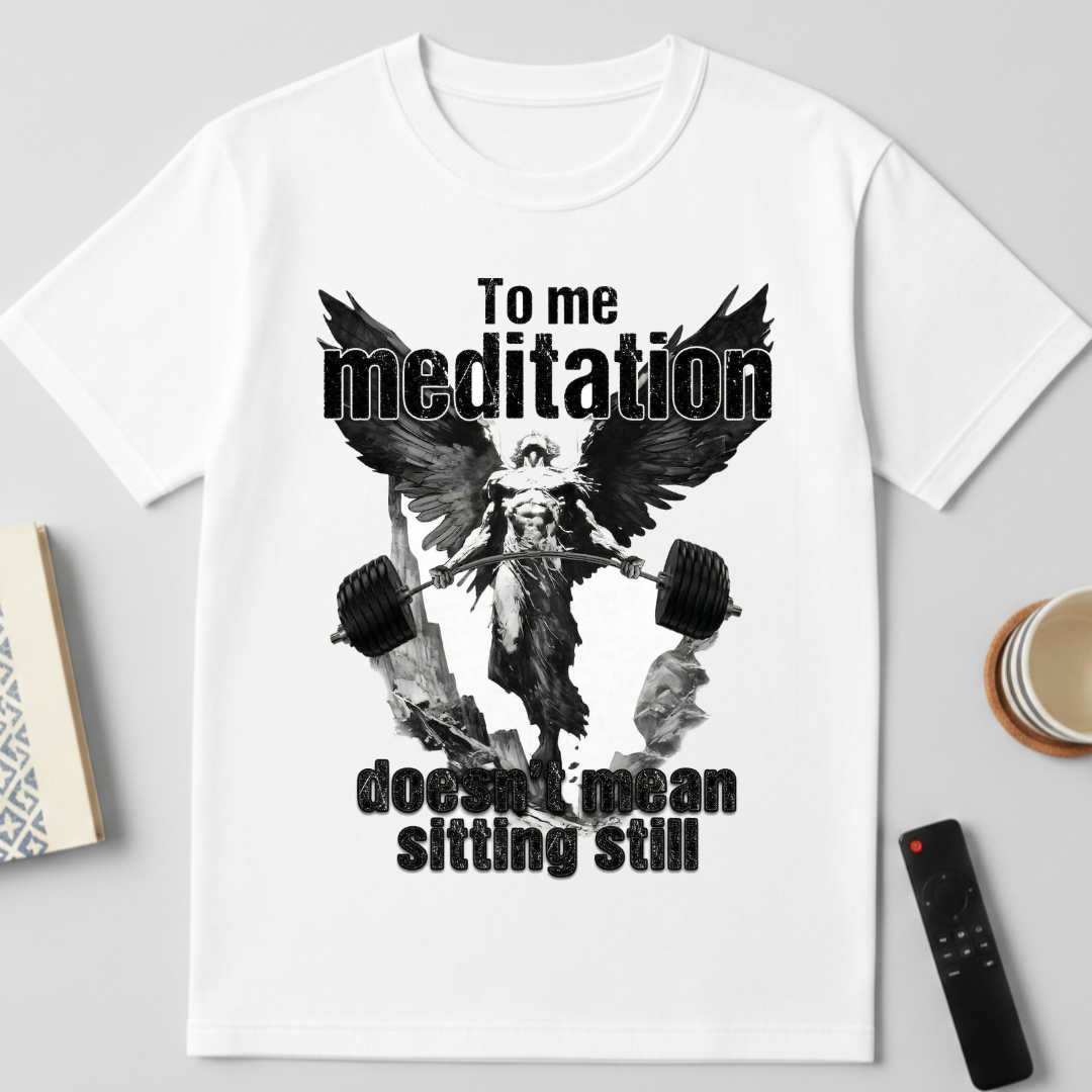 Meditation - round neck T-Shirt