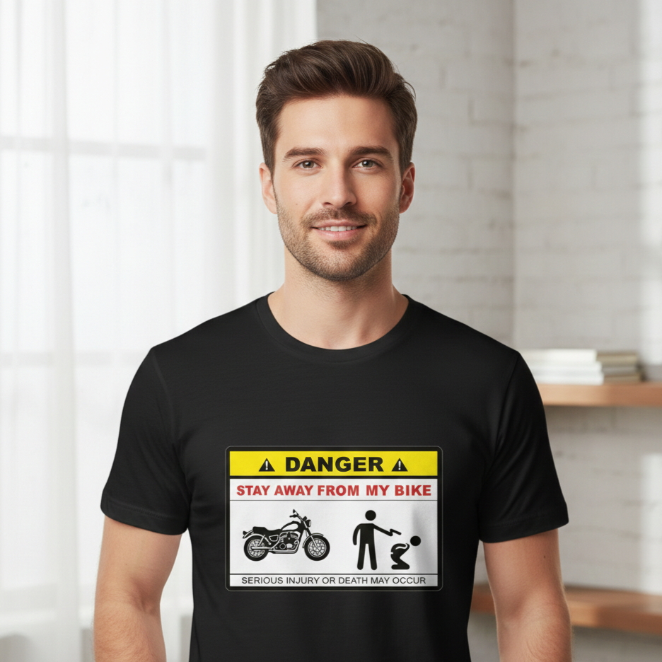 Danger Stay away - round neck T-Shirt