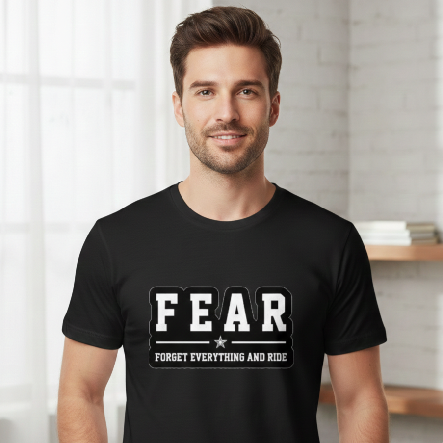 Fear rider - round neck T-Shirt