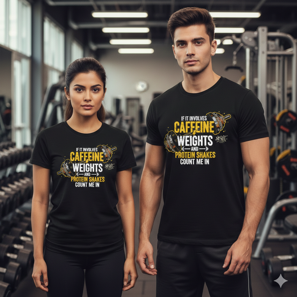 Count me in - gym - round neck T-Shirt